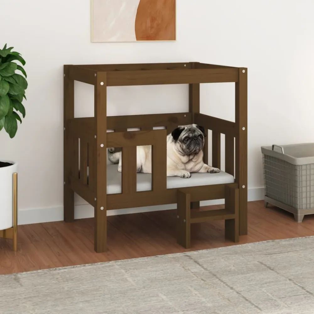 Online FinePRICE Koiransänky 55-105x53-83x60-100cm, mänty, eri värejä ja kokoja