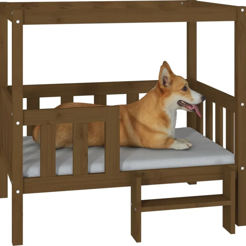 Online FinePRICE Koiransänky 55-105x53-83x60-100cm, mänty, eri värejä ja kokoja