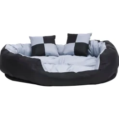 Discount FinePRICE Koiran tyyny, kaksipuolinen, pestävä, eri kokoja ja värejä Harmaa/musta