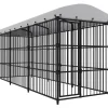 Best FinePRICE Koiratarha katoksella, 450x150x210cm
