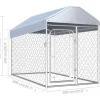 Outlet FinePRICE Koiratarha katoksella, 200x100x125cm