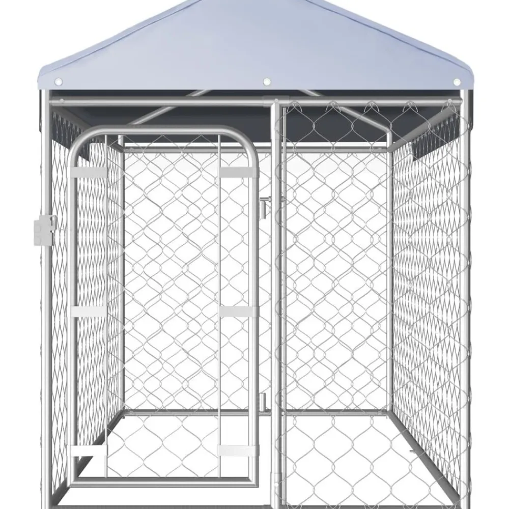 Outlet FinePRICE Koiratarha katoksella, 200x100x125cm