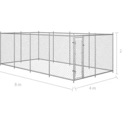 New FinePRICE Koiratarha, 8x4x2m