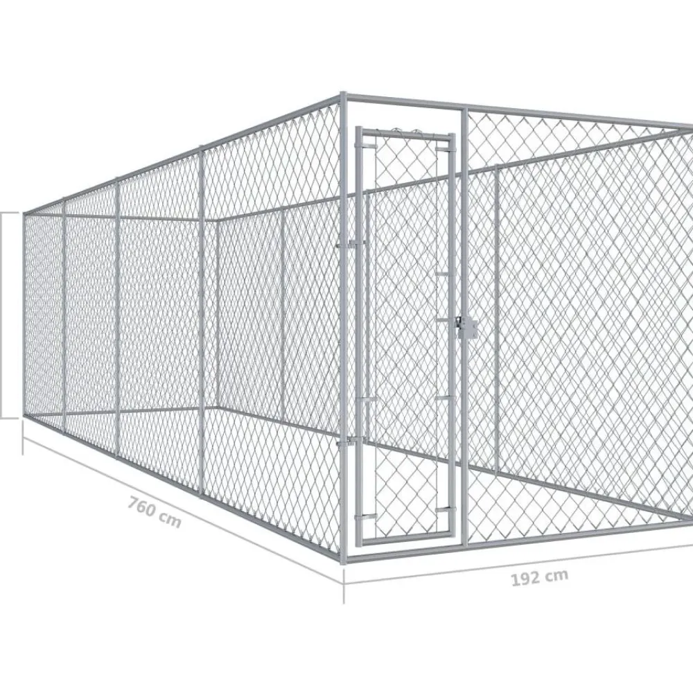 Best FinePRICE Koiratarha, 7,6x1,9x2 m