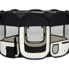 Outlet FinePRICE Koirien taitettava pentuaitaus kantolaukulla 125x125x61cm