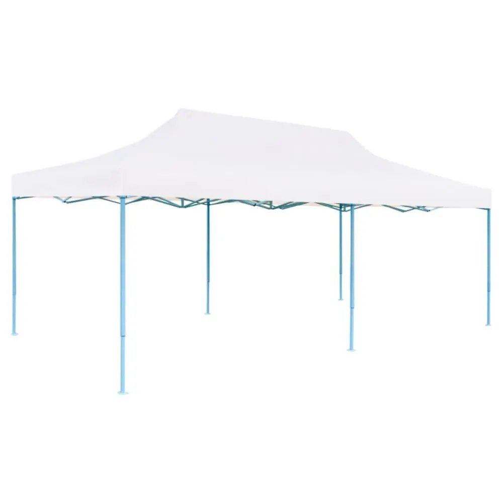 Hot FinePRICE Kokoontaitettava pop-up juhlateltta 3x6 m valkoinen