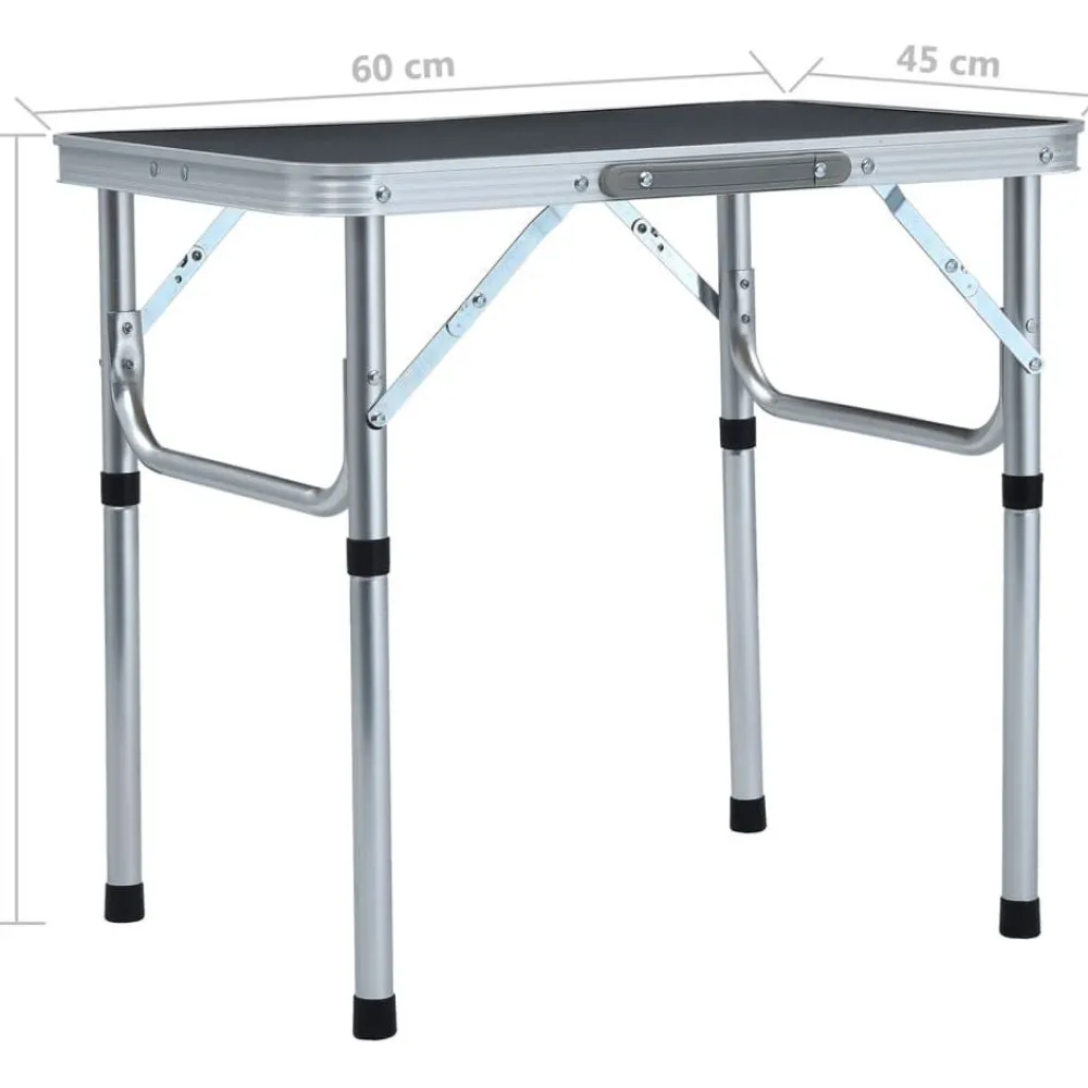 Online FinePRICE Kokoontaitettava retkipöytä alumiini 60x45 cm eri värejä