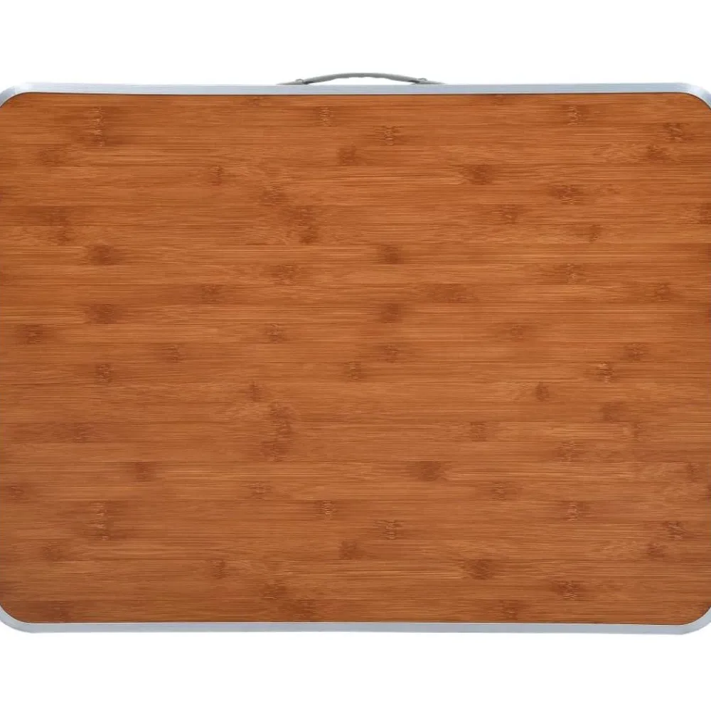 Hot FinePRICE Kokoontaitettava retkipöytä metallirungolla 80x60 cm