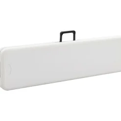 Hot FinePRICE Kokoontaitettavat puutarhapenkit 2 kpl 180 cm hdpe valkoinen