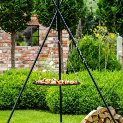 Sale Gop Kolmijalkagrilli CookKing, Ø60cm, korkeus 210 cm, raakateräs