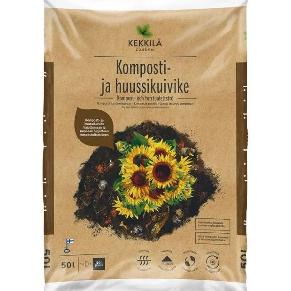 Sale Kekkilä Komposti- ja huussikuivike , 50l