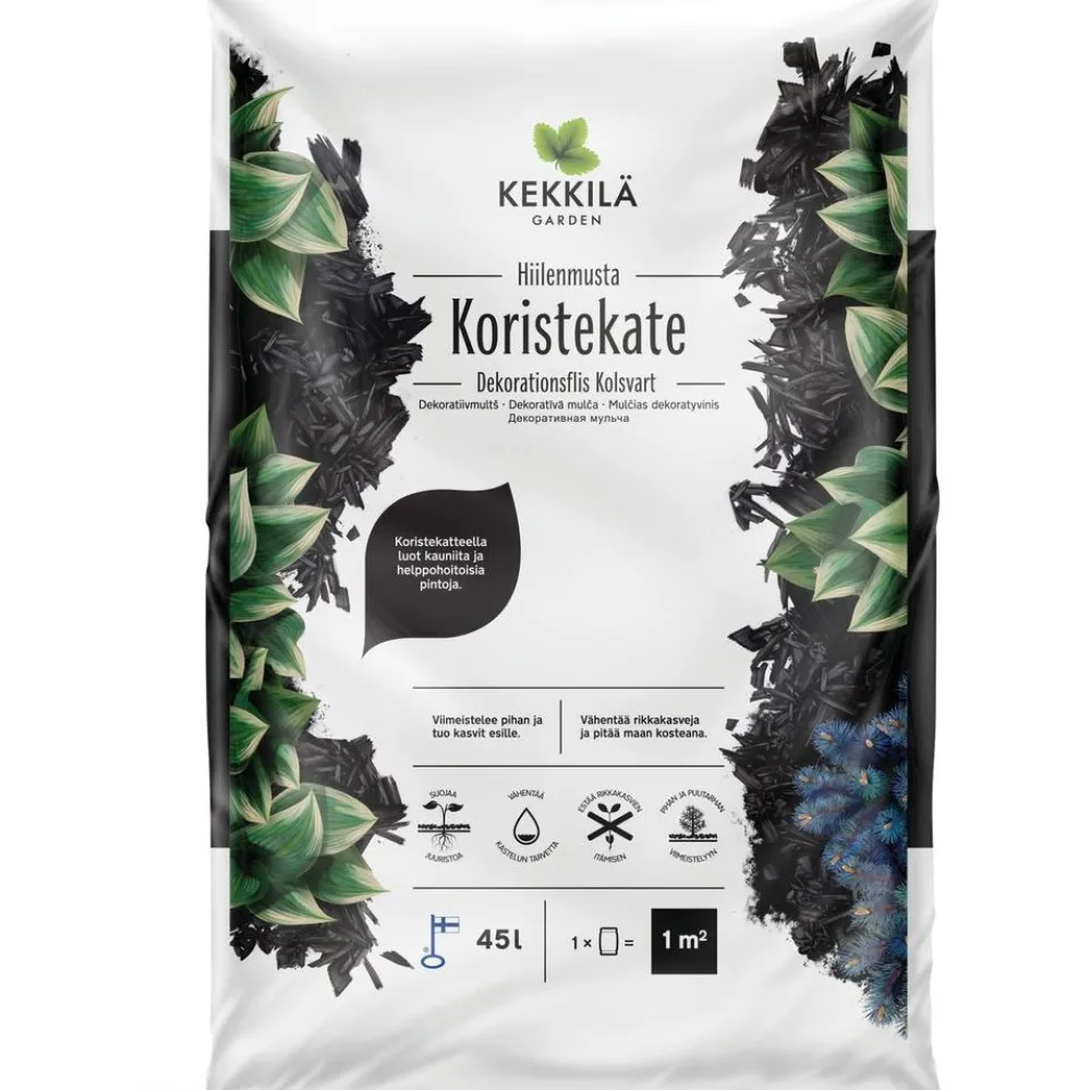 Kekkilä Koristekate Hiilenmusta 60 säkkiä x 45 l lava 2700 litraa