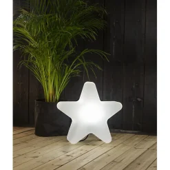 Star Trading Koristevalaisin Gardenlight Tähti, 55x15x48cm, valkoinen