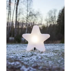 Star Trading Koristevalaisin Gardenlight Tähti, 55x15x48cm, valkoinen
