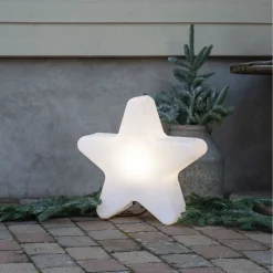 Star Trading Koristevalaisin Gardenlight Tähti, 55x15x48cm, valkoinen