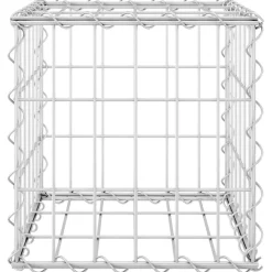 Outlet FinePRICE Korotettu kivikori/kukkalaatikko, teräslanka, eri kokoja