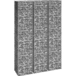Online FinePRICE Korotetut kivikorit 3 kpl 30x30x50 cm rauta