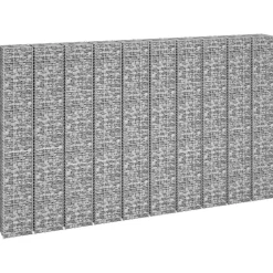 Online FinePRICE Korotetut kivikorit 3 kpl 30x30x50 cm rauta