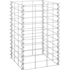 Online FinePRICE Korotetut kivikorit 3 kpl 30x30x50 cm rauta