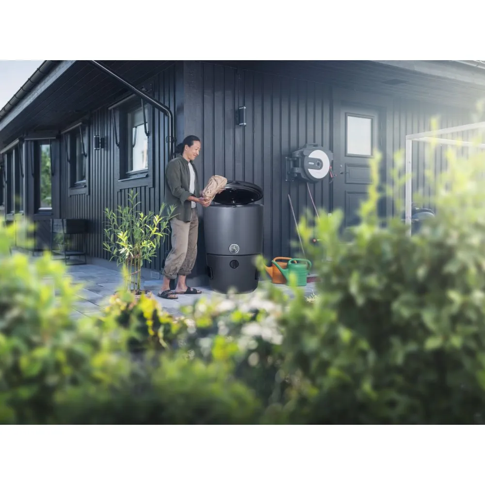 Outlet Kekkilä Kotikompostori Kestävä+, 230 litraa, tummanharmaa