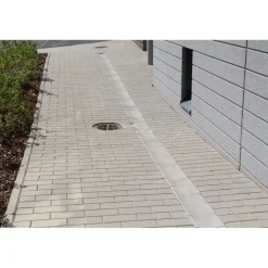 Lakka Rakennustuotteet Kourulaatta Lakka 240x240x80/65 mm punainen