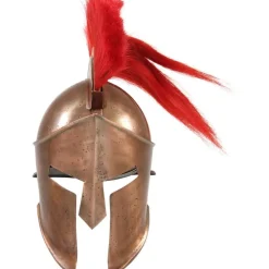 New FinePRICE Kreikkalaisen sotilaan kypärä antiikki kopio LARP hopea teräs