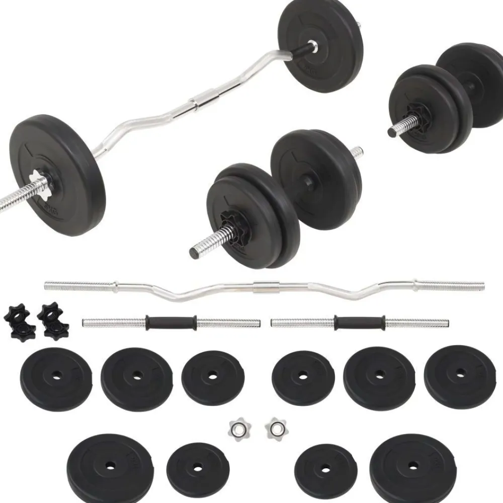 Clearance FinePRICE Käsi- ja levypainosarja, 30kg
