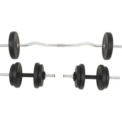 Clearance FinePRICE Käsi- ja levypainosarja, 30kg