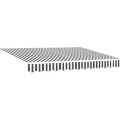 Online FinePRICE Käsin kelattava markiisi antrasiitti/valkoinen 300x250 cm (16038)