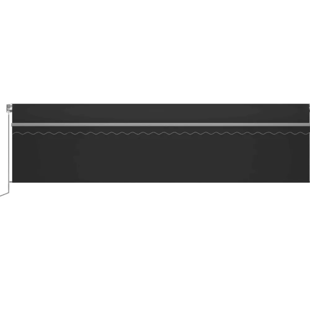 Sale FinePRICE Käsin sisäänkelattava markiisi verhot/LED 3,5x2,5 m kerma