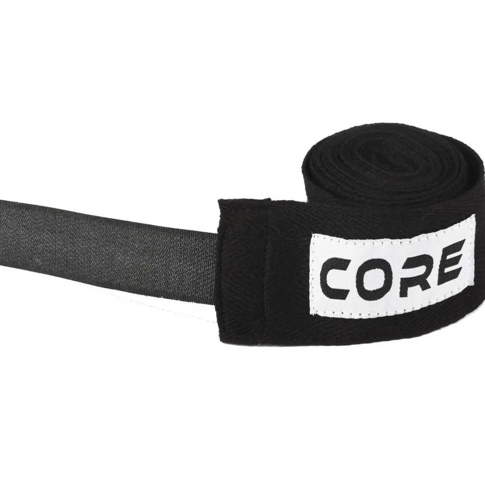 Core Käsiside nyrkkeilyyn 2,5 x 250 cm musta 2 kpl/pkt