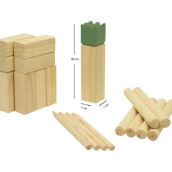 Best Nordic Games Kubb/viikinkipeli Deluxe XXL, puu