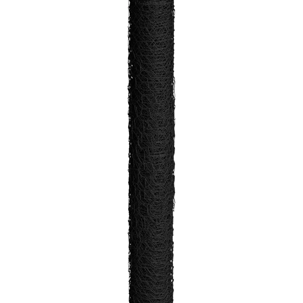 Clearance Hortus Kudottu verkko 25x1000mm 0,7mm 10m musta