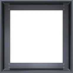 New FinePRICE Kukkalaatikko antrasiitti 40x40x40 cm kylmävalssattu teräs (60663)