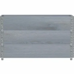 Online FinePRICE Kukkalaatikko harmaa 100x50 cm täysi mänty (95429)