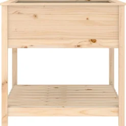 New FinePRICE Kukkalaatikko hyllyllä, mänty, eri kokoja ja värejä