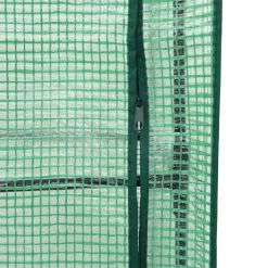Best FinePRICE Kukkalaatikko kasvihuonepeitteellä rottinkityyli 120x40x138 cm (15829)