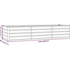 New FinePRICE Kukkalaatikko korotettu, ruoste, Corten teräs, eri kokoja (13585)