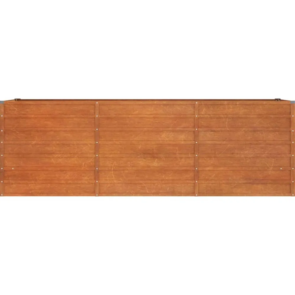 New FinePRICE Kukkalaatikko korotettu, ruoste, Corten teräs, eri kokoja (13585)