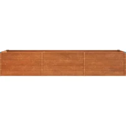 New FinePRICE Kukkalaatikko korotettu, ruoste, Corten teräs, eri kokoja (13585)