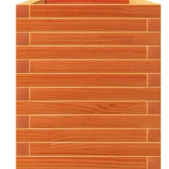 Hot FinePRICE Kukkalaatikko puutarhaan vahanruskea 90x40x49,5 cm täysi mänty (47375)