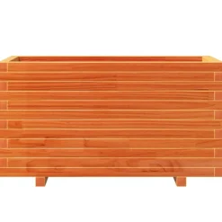 Hot FinePRICE Kukkalaatikko puutarhaan vahanruskea 90x40x49,5 cm täysi mänty (47375)
