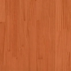 Clearance FinePRICE Kukkalaatikko puutarhaan vahanruskea 70x70x49,5 cm täysi mänty (47365)