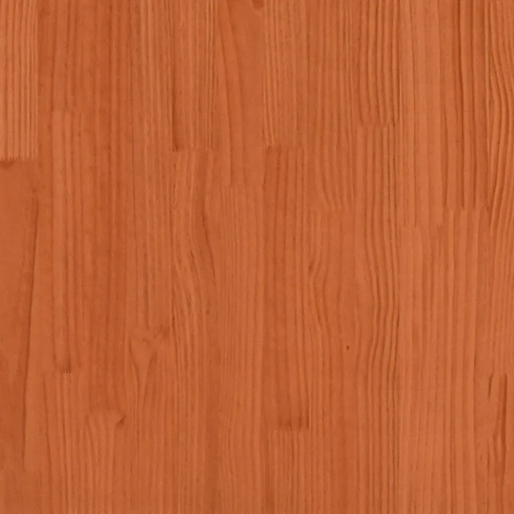 Clearance FinePRICE Kukkalaatikko puutarhaan vahanruskea 70x70x49,5 cm täysi mänty (47365)