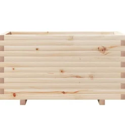 Outlet FinePRICE Kukkalaatikko puutarhaan 90x40x49,5 cm täysi mänty (47373)