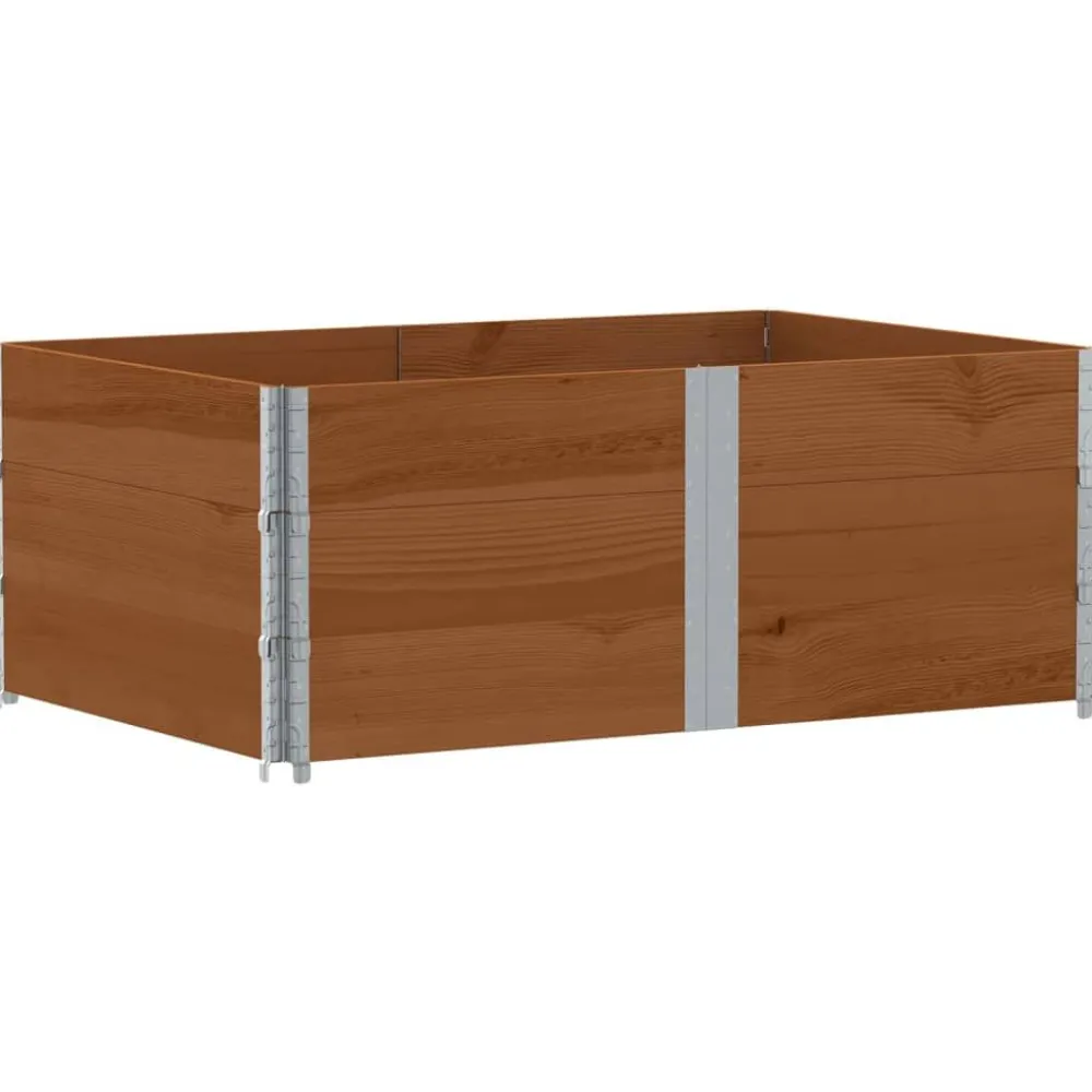 Clearance FinePRICE Kukkalaatikko ruskea 150x100 cm täysi mänty (95442)