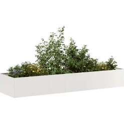 Best FinePRICE Kukkalaatikko 280x80x40 cm ruostumaton teräs (60763)