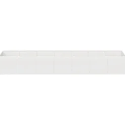 Best FinePRICE Kukkalaatikko 280x80x40 cm ruostumaton teräs (60763)