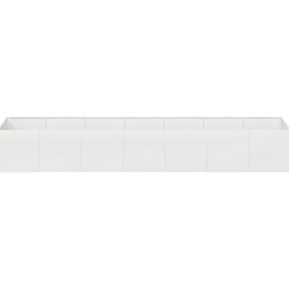 Best FinePRICE Kukkalaatikko 280x80x40 cm ruostumaton teräs (60763)