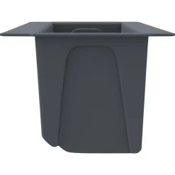 FinePRICE Kukkalaatikot eurolavoille 12 kpl harmaa 36x13,5x9,5 cm PP (18302)